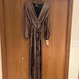 Gold Sequin Jumper Romper perfect for New Years!